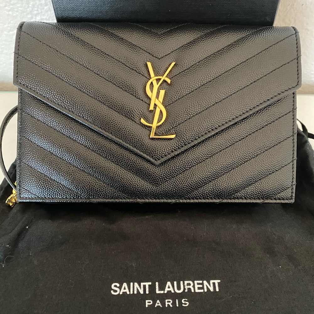 YSL wallet on chain- Small Mono WOC